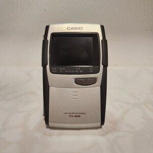Casio TV-900B Mini Hand Held Television Battery‎ Operated w/Pull-Out Antenna